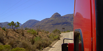 Cedarberge vom Safari-Truck aus