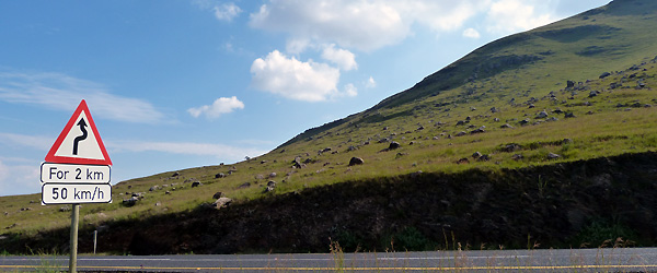 Unterwegs auf dem Long Tom Pass