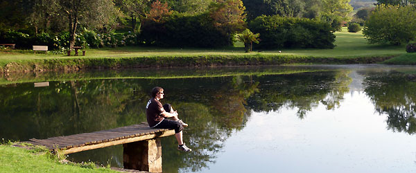 Angelteich in der Misty Mountain Lodge