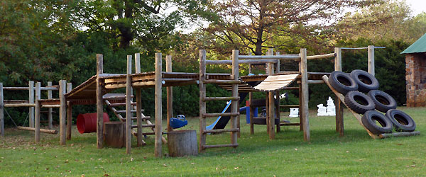 Spielplatz in der Misty Mountain Lodge