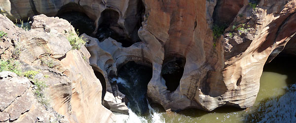 Bourke's Luck Potholes an der Panorama-Route