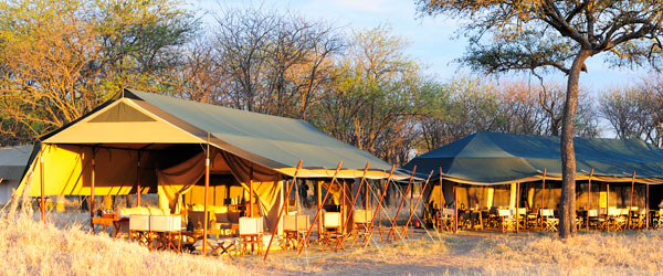 Das Olakira Camp im Morgenlicht © Foto: Marco Penzel | Outback Africa Erlebnisreisen
