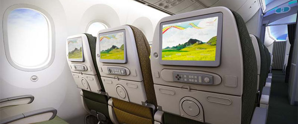 Boeing 787 der Ethiopian Airlines, Economy-Class © Foto: Ethiopian Airlines