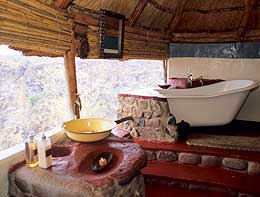 Badezimmer Songwe Village © Foto: Marco Penzel Badezimmer Songwe Village © Foto: Marco Penzel