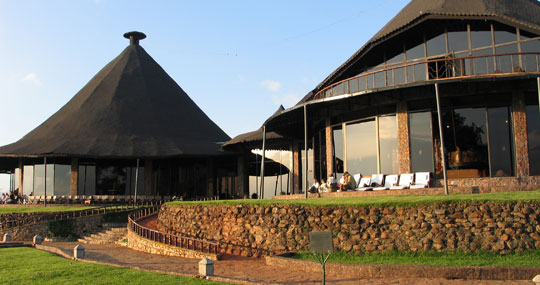 Ngorongoro Sopa Lodge in der Abendsonne