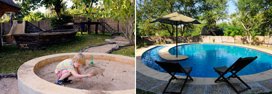 Spielplatz und Pool Mvuu Camp, Liwonde NP, Malawi © Fotos: Marco Penzel | Outback Africa Erlebnisreisen