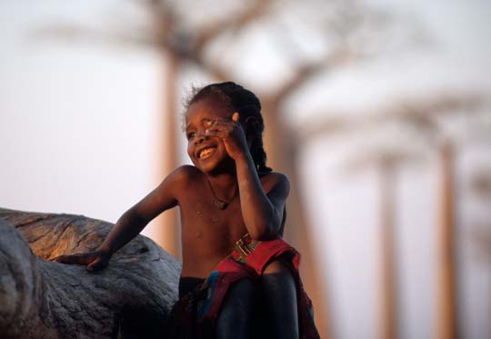 Mädchen bei Morondava (Madagaskar)