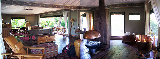 Zarafa Camp in der Linyanti-Region, Botswana © Fotos: Ulrike Parvû
