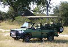 Pirschfahrzeug des Pioneers Camp © Foto: Ulrike Pârvu | Outback Africa Erlebnisreisen