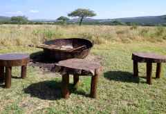 Asanja Camp. Lagerfeuerplatz &copy; Foto: Judith Nasse | Outback Africa