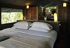 Classic Tent, Interior, Kichwa Tembo Camp &copy; Foto: Svenja Penzel