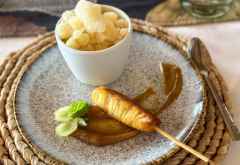 Gegrillte Ananas mit Zitronen-Granita in Kaya Mawa &copy; Foto: Marco Penzel | Outback Africa