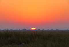 Sonnenaufgang, Nata Salzpfanne, Bird Sanctuary &copy; Foto: Susanne Schlesinger | Outback Africa