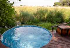 Klein, aber erfrischend ist der Pool von Shinde Footsteps &copy; Foto: Marco Penzel | Outback Africa