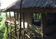 Chalet der Mihingo Lodge von außen &copy; Foto: Svenja Penzel @ Outback Africa