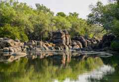 Kafue-Fluss in der Nähe von Kaingu &copy; Foto: Renate Kausen und Maik Riede