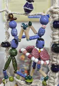 Kazuri Bead Factory, Detail aus einem Wandbehang &copy; Foto: Susanne Schlesinger | Outback Africa