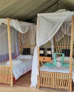 Tarangire View Camp, Zelteinrichtung &copy; Foto: Justine Retzar | Outback Africa Erlebnisreisen