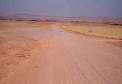 Weite Landschaft, schnurgerade Straßen &copy; Foto: Doreen Schütze | Outback Africa