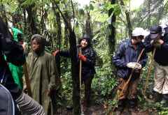 Abstieg vom Gorillatracking im Regen &copy; Foto: Svenja Penzel | Outback Africa