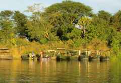 Bootsanlegestelle des Mvuu Camp, Liwonde Nationalpark &copy; Foto: Susanne Schlesinger | Outback Africa