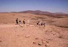 Auf dem Weg zum Versteck der beiden Forscher im Kuiseb Canyon &copy; Foto: Doreen Schütze | Outback Africa