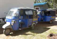 Temple Point Resort, Tuktuks &copy; Foto: Susanne Schlesinger | Outback Africa