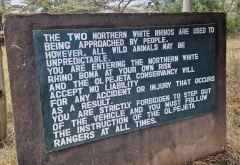 Schild am Eingang zur Ol Pejeta Conservancy © Foto: Jacqueline Korb | Outback Africa Erlebnisreisen