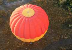 Ballon von oben in der Massai Mara &copy; Foto: Dan Messmer | Balloon Safaris Ltd