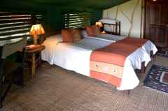 Satao Camp, Zeltchalet, Einrichtung &copy; Foto: Susanne Schlesinger | Outback Africa