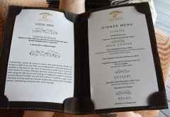 Dinner-Menü im Anabezi Camp &copy; Foto: Marco Penzel | Outback Africa