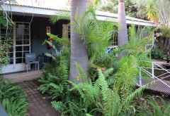 Garten vor den Zimmern des Old House, Kasane &copy; Foto: Susanne Schlesinger | Outback Africa