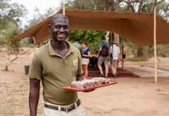 Willkommen im Chula Island Camp! © Foto: Marco Penzel | Outback Africa