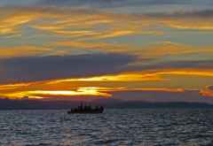 Sonnenuntergang, Malawi-See &copy; Foto: Susanne Schlesinger | Outback Africa