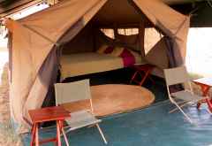 Serengeti View Camp, Zelteinrichtung &copy; Foto: Susanne Schlesinger | Outback Africa