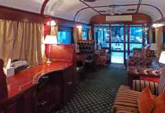 Loungewagen im Rovos Rail &copy; Foto: Doreen Krausche | Outback Africa