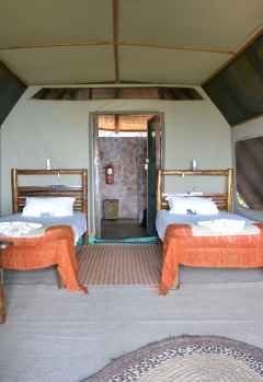 Musango Bush Camp, Zeltchalet &copy; Foto: Ulrike Pârvu | Outback Africa Erlebnisreisen