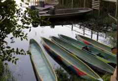 Mokoros der Nxamaseri Island Lodge &copy; Foto: Susanne Schlesinger | Outback Africa