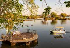 Thorntree River Lodge, Anlegestelle am Sambesi © Foto: Marco Penzel | Outback Africa