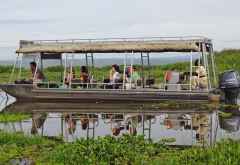 Bootssafari auf dem Nil, Murchison Falls Nationalpark © Foto: Dirk Brunner