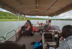 Wir hatten das komfortabelste Boot auf dem Kazinga-Kanal &copy; Foto: Marco Penzel | Outback Africa