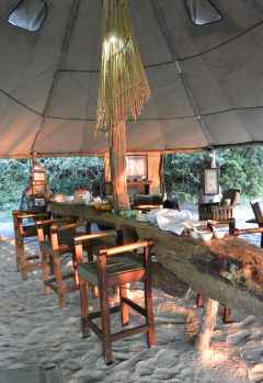 Pioneers Camp, Terrasse © Foto: Ulrike Pârvu | Outback Africa Erlebnisreisen