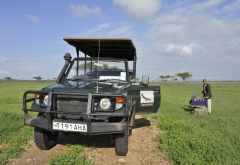 Kaffeepause auf Pirschfahrt &copy; Foto: Marco Penzel | Outback Africa