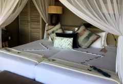 Bett im Camp Okavango &copy; Foto: Svenja Penzel | Outback Africa