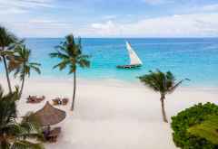 Segelboot vor dem Zuri Zanzibar &copy; Foto: Zuri Zanzibar