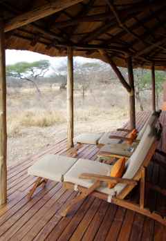 Little Olivers Camp, Terrasse, Tarangire Nationalpark &copy; Foto: Judith Nasse | Outback Africa Erlebnisreisen