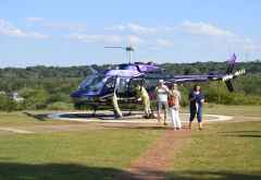 Helikopter, Victoria Fälle © Foto: Ulrike Pârvu | Outback Africa