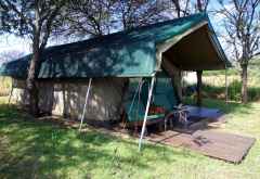 Asanja Camp, Hauszelt &copy; Foto: Judith Nasse | Outback Africa