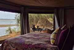 Innenansicht Zelt, Chiawa Camp &copy; Foto: Ulrike Pârvu | Outback Africa Erlebnisreisen