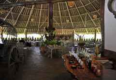 Restaurant, Chale Island Resort &copy; Foto: Svenja Penzel | Outback Africa
